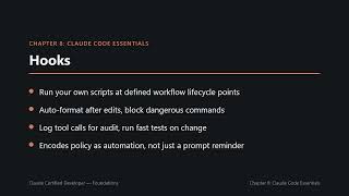 Claude Developer - 08 claude code essentials