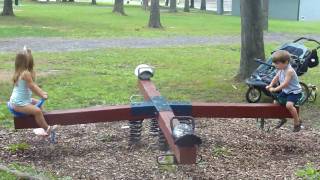 Twins on Teeter Totter