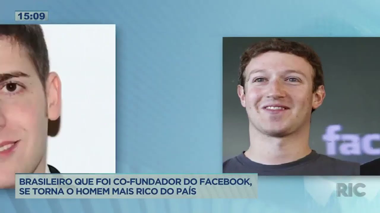 Brasileiro que foi cofundador do Facebook se torna homem mais rico do