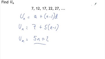 1 Year 13 A Level Maths Arithmetic Sequences