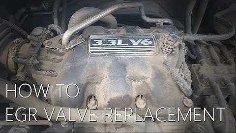 How to Replace the EGR Valve on a 2010 Dodge Grand Caravan DTC P0406 (Chrysler Town and Country Van)