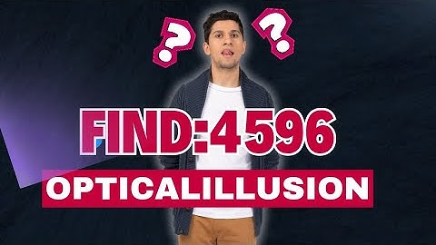𝗙𝗶𝗻𝗱 𝗧𝗵𝗲 𝗢𝗱𝗱 𝗡𝘂𝗺𝗯𝗲𝗿 [𝟰𝟱𝟵𝟲] Opticalillusion / How fast can you find?
