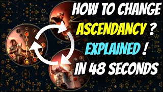 How to Change Ascendancy Explained in 48 seconds | Touches Grass | Path of Exile | #pathofexile