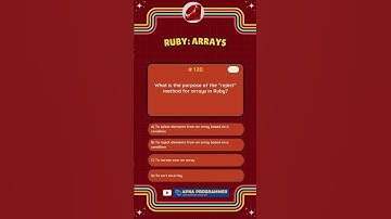 Quiz 120: Master Ruby Programming in 30 Seconds! #quiz #ruby #shorts #codingfacts