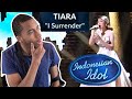 Reaction- TIARA- I SURRENDER (Celine Dion)- RESULT & REUNION- Indonesian Idol 2020 | Key Change | Ay