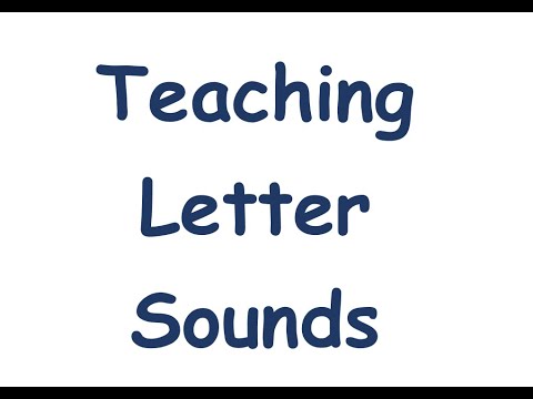 Teaching Letter Sounds - YouTube