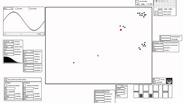 Swarm based synthesis (Max/MSP) nr. 2