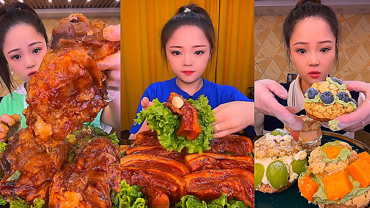 Real Mukbang :) spicy Pork Bellly Soothing Sounds While Enjoying Delicious 먹방 모음이 팅쇼 리얼 사운드 