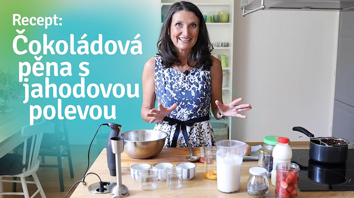 Čokoládová pěna s jahodovou polevou 🍓