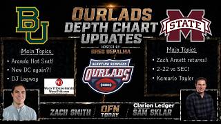 2026 CFB Depth Chart Updates: Baylor - Miss State