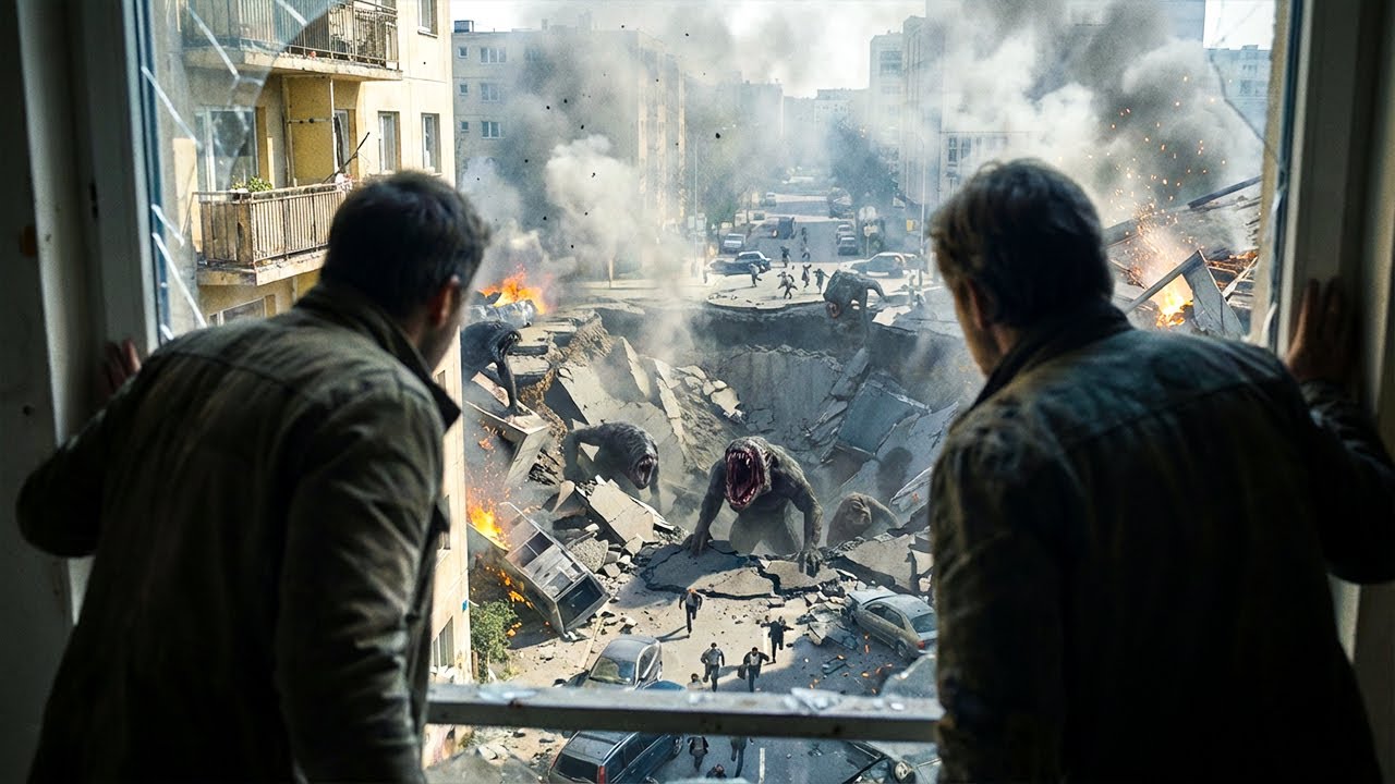 【映画紹介】将来、巨大で恐ろしい爆発が巨大なクレーターを形成し、地中から人間を餌とする飢えた怪物たちを解き放つ。