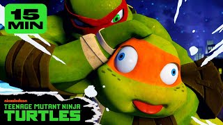 15 MINUTES of Mikey & Raph Being Bros  (Literally) | Teenage Mutant Ninja Turtles