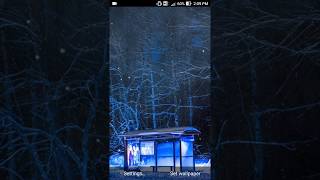 winter night live wallpaper screenshot 1