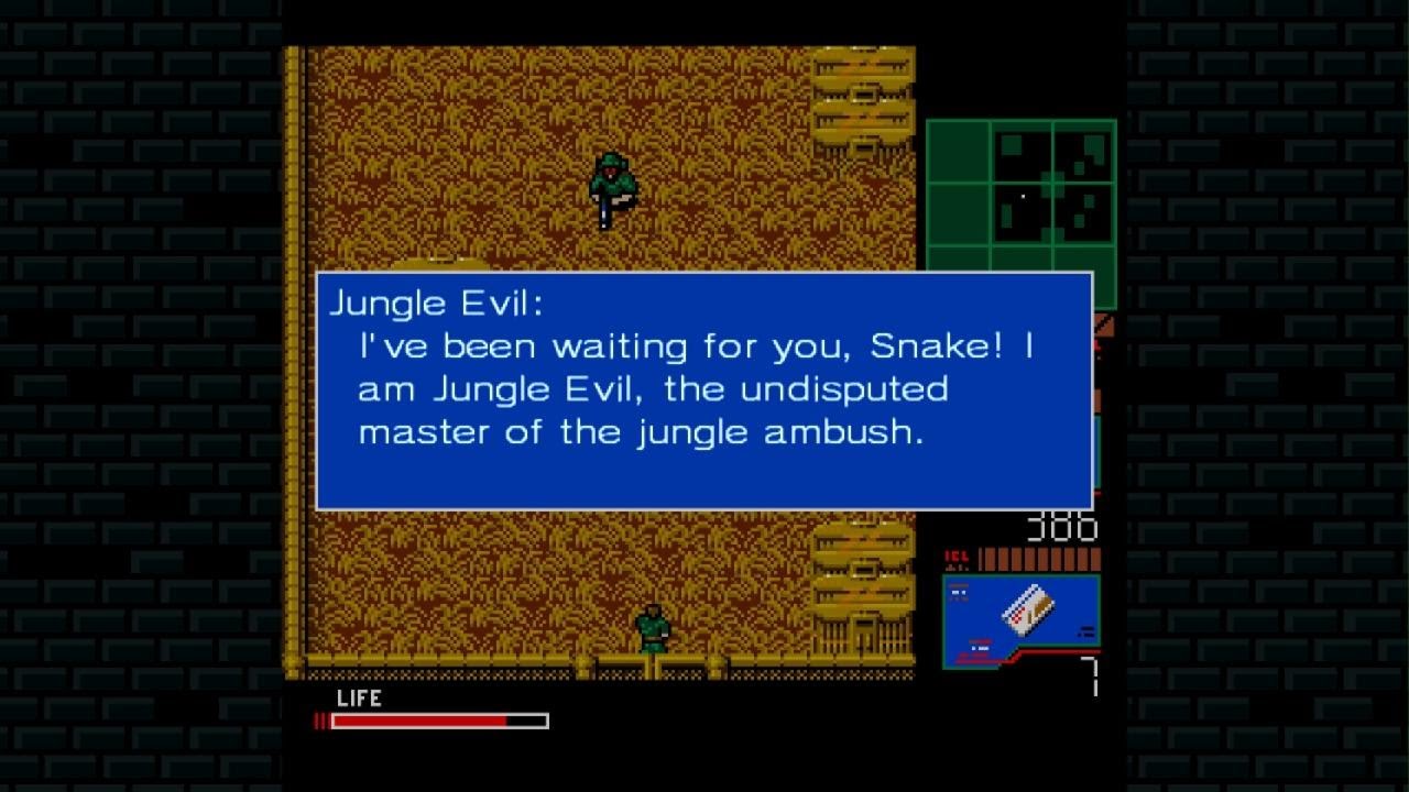 Jungle Evil aka Predator Boss Battle - Metal Gear 2: Solid Snake
