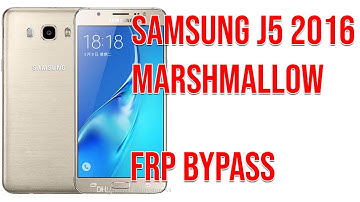 FRP REMOVE | Samsung J5 2016 (SM-J510UN) 6.0.1 Google Account Bypass