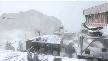 Amazing across the map Tomahawk on summit! [First blood] [CoD Black Ops]