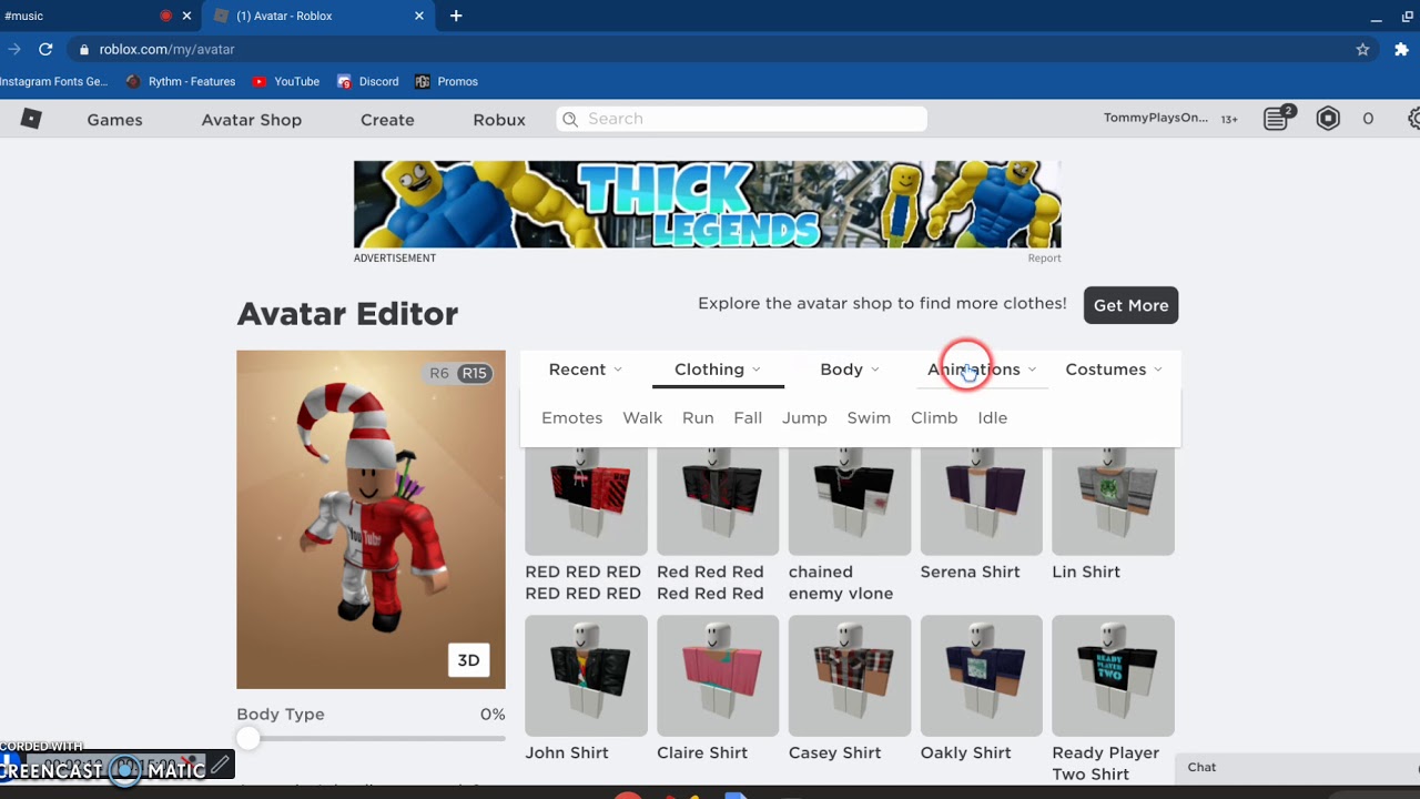 Customizing My Roblox Avatar - YouTube
