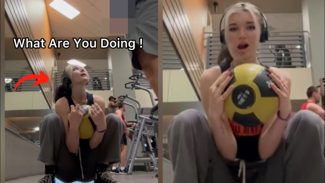 Only Fans Model Got Called Out For Being Inappropriate At The Gym - YouTube