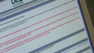 Floridians concerned about unemployment ineligibility and less pay