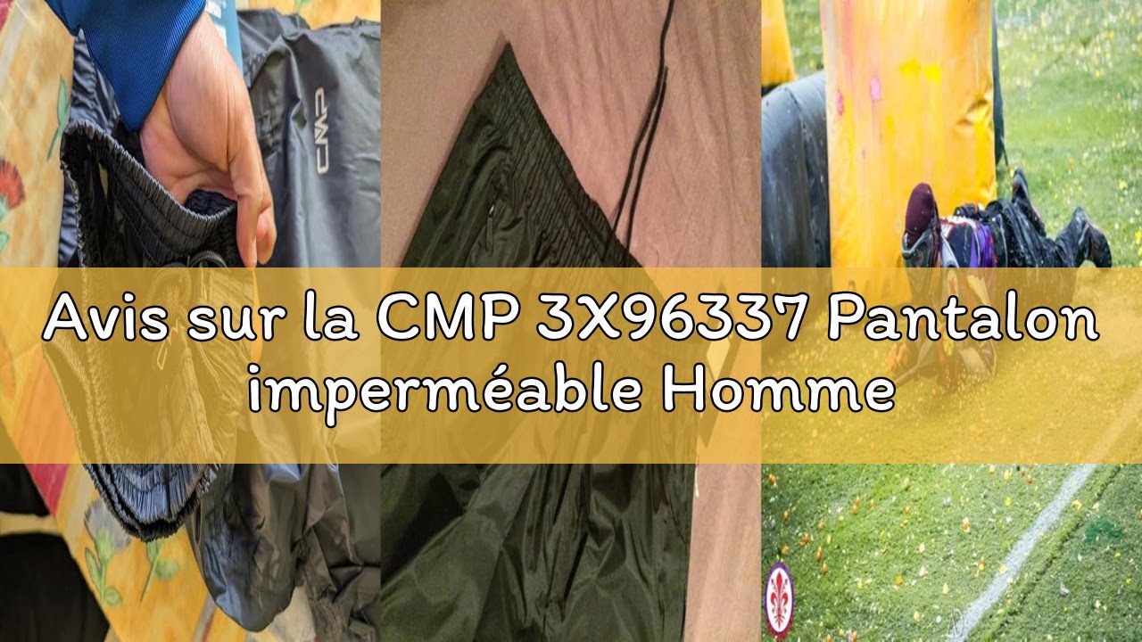 Avis sur la CMP 3X96337 Pantalon imperméable Homme