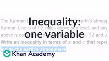 Inequality word problem: one variable | Applying mathematical reasoning | Pre-Algebra | Khan Academy