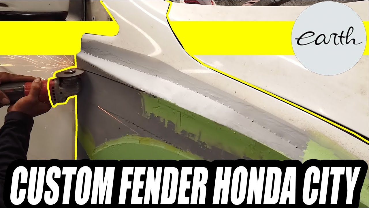 Custom Fender on Modifikasi Honda City carvlog YouTube