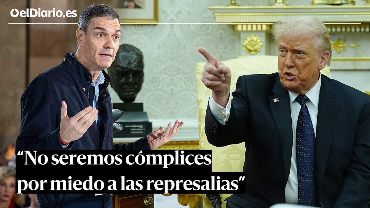 Sánchez responde a Trump con un “no a la guerra”: “No seremos cómplices por miedo a las represalias”