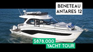 $878k  2024 Beneteau Antares 12 US Debut Luxury Yacht Walkthrough