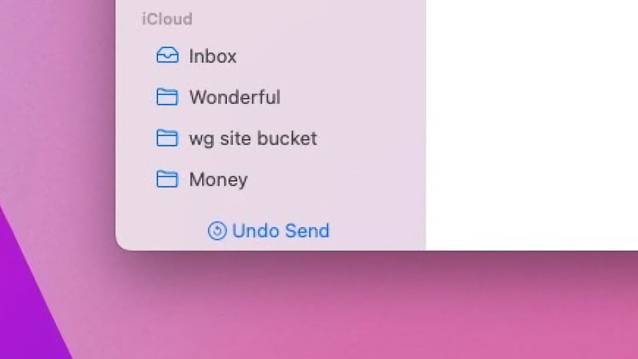 How to undo send mail in Apple Mail YouTube