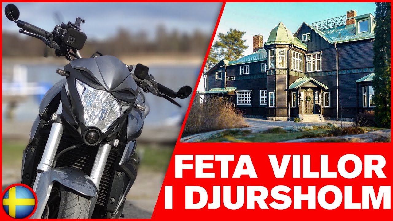Cruisar i Djursholm & Spanar In Feta Villor | Svensk Motovlogg  [HONDA CB1000R]