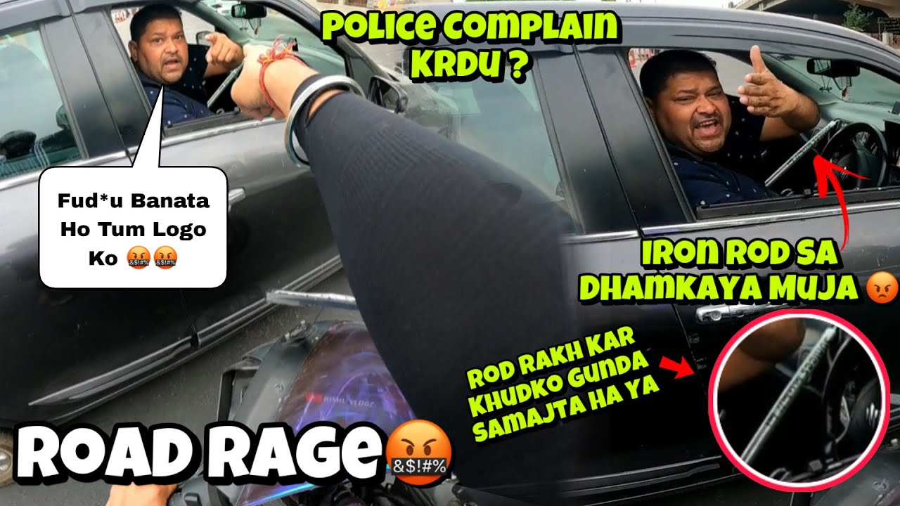 ROAD RAGE With Angry Car Driver || Iss Uncle Ki Gundagardi Toh Dekho ...