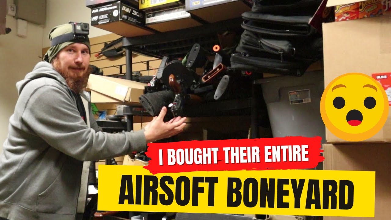 I Bought EVERYTHING In An Airsoft Store's Boneyard! (BIG HAUL!)