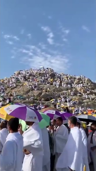 Suasana Wukuf di Arofah hari ini (8 Dzulhijjah 1443H)