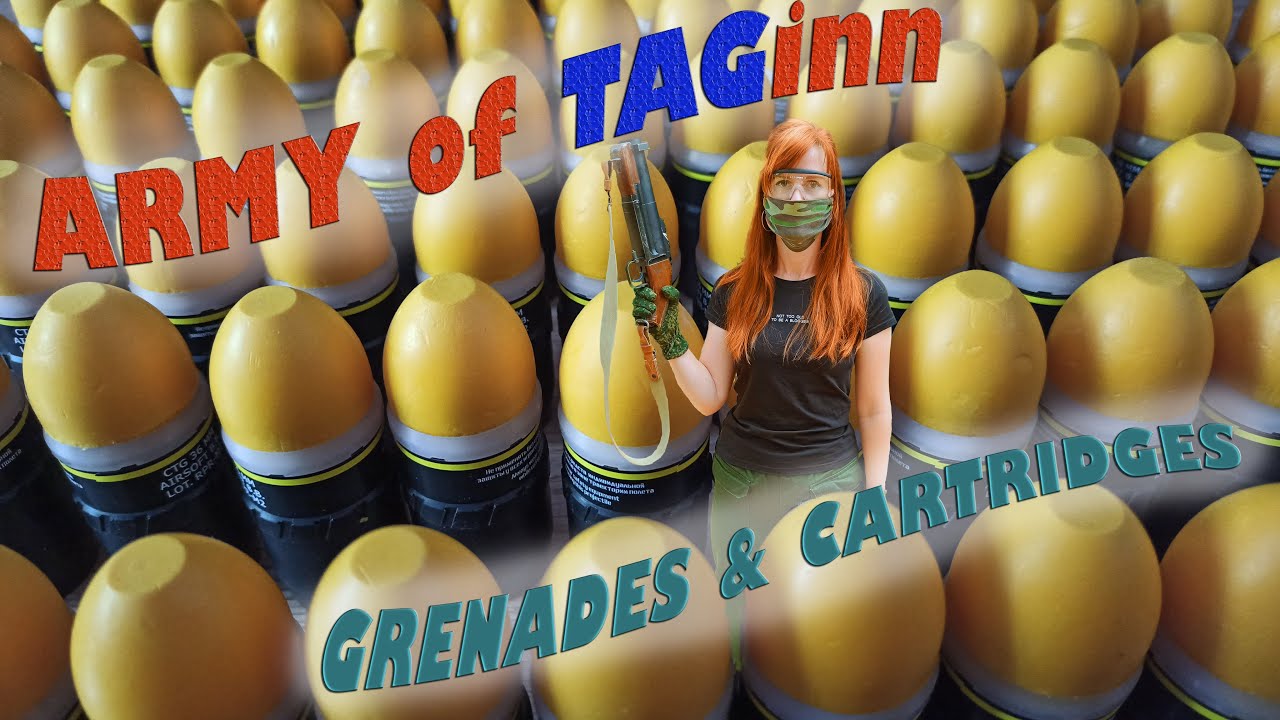Red Sonja Airsoft TAGinn grenades and shells YouTube