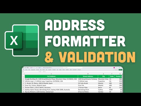 Clean, Format & Validate Any Address in Excel (With 1 Click)