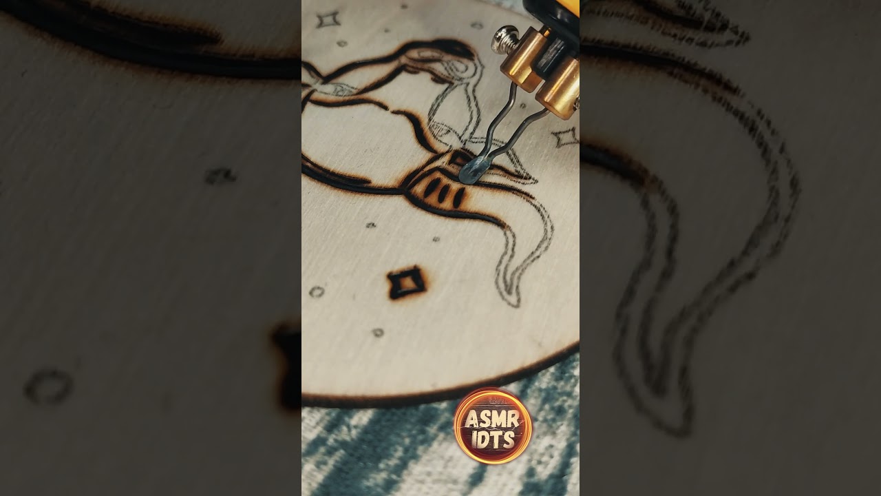 TAURUS ZODIAC ASMR WOODBURNING HORN 