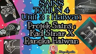 Sains Tahun 4 | Kompilasi Projek Sains 4 Jauhari | Kad Sinar X Rangka Haiwan