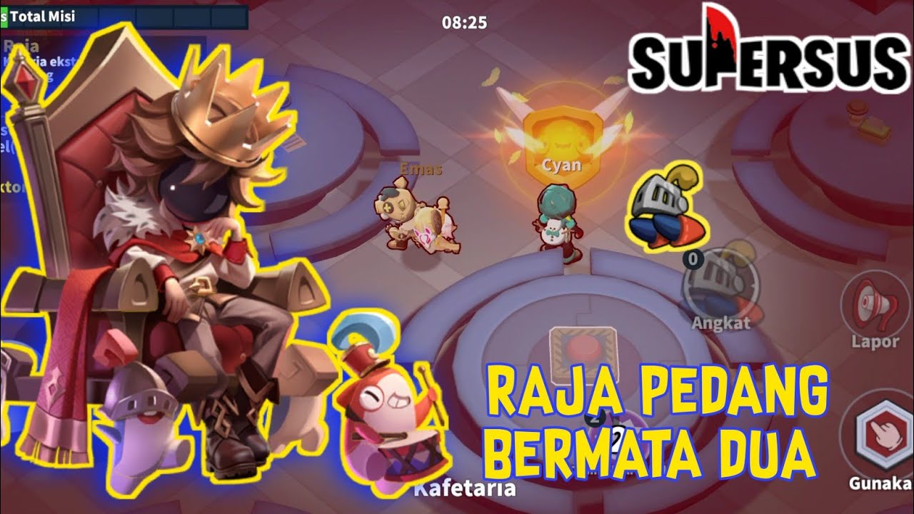 REVIEW ROLE RAJA SPACECREW | CARA MAIN RAJA YANG BENER - SUPER SUS INDONESIA