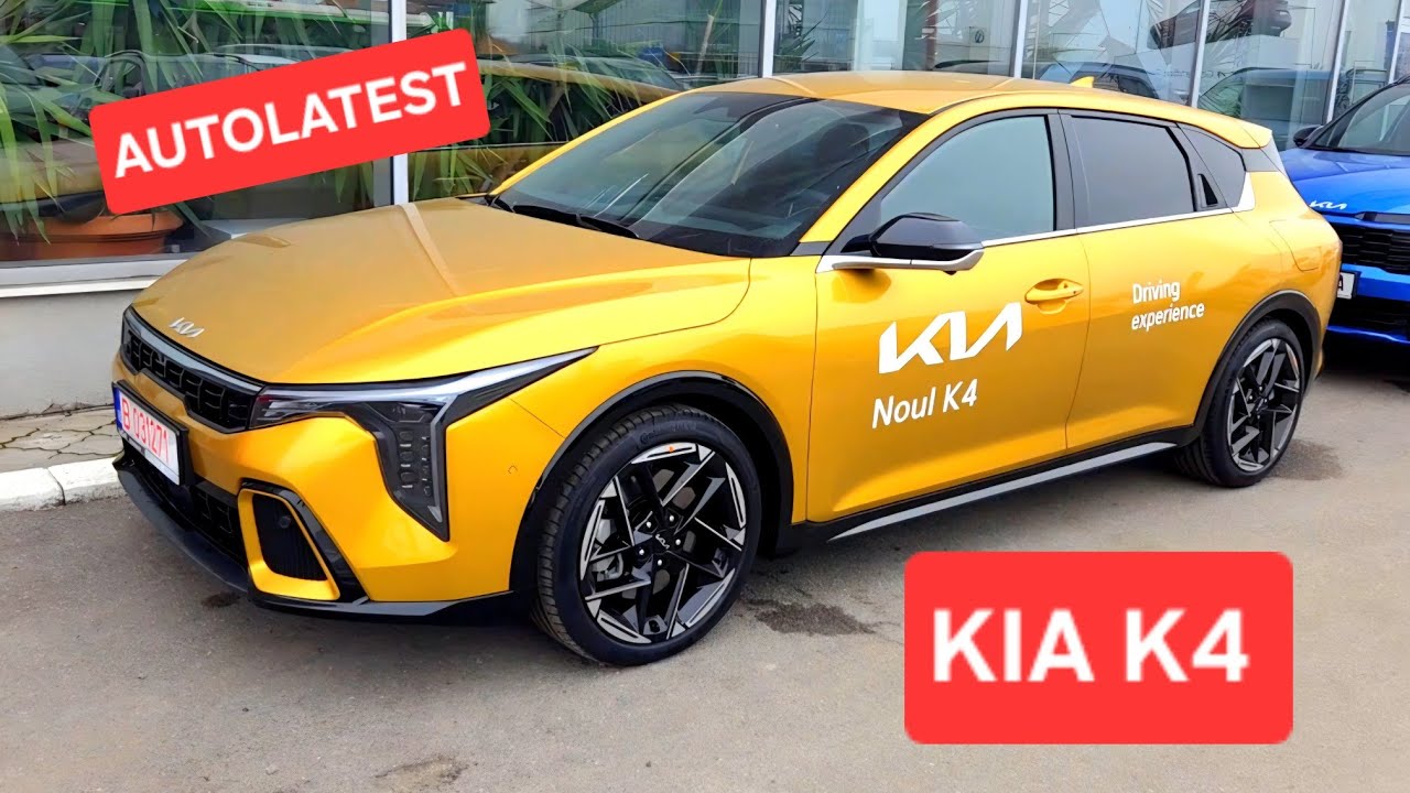 Prezentare in premiera cu noua KIA K4 1.6 T-GDI 180 CP 7DCT 2026- Made in America de Nord