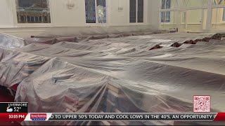 Storm damages historic Napa church