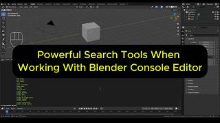 Powerful Search Tools When Working With Python Console | Editors | Blender 5.2.1