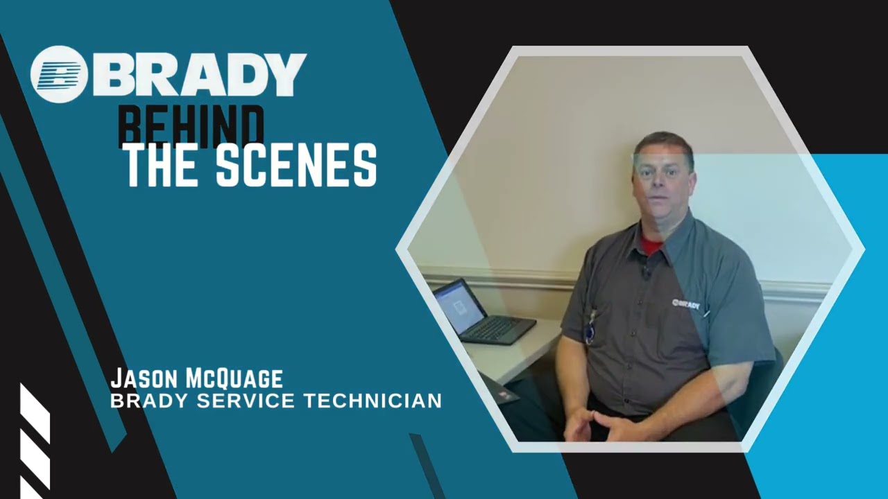 Jason McQuage - Brady Services Technician