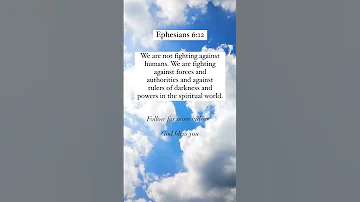 Ephesians 6 12 Bible Verse 