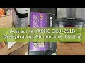 Avis sur la YASHE GGJ-261B Déshydrateur Alimentaire, Contrôle de Température de 35 à 70°C et Minuter