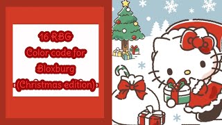 16 color codes for Bloxburg -CHRISTMAS EDITION- | MyMimi screenshot 4