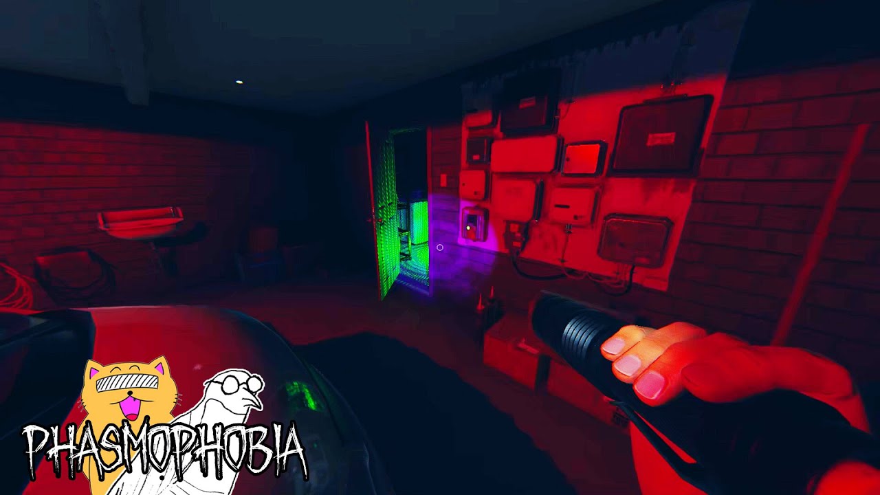 [協力ホラー]急に真っ赤に染まるガレージ【Phasmophobia】