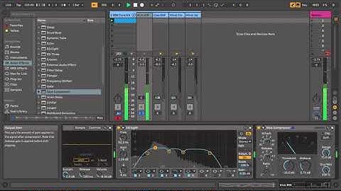 DSP Ableton Tuition Drums EQ & Compression workflow