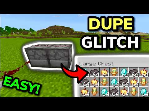 SIMPLE 26.32 DUPLICATION GLITCH in Minecraft Bedrock