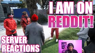 REACTIONS to Dean's OOC Message! | Mandem NoPixel GTA RP