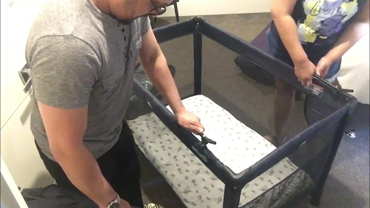 How to Assemble the Sierra Portacot by Veebee YouTube